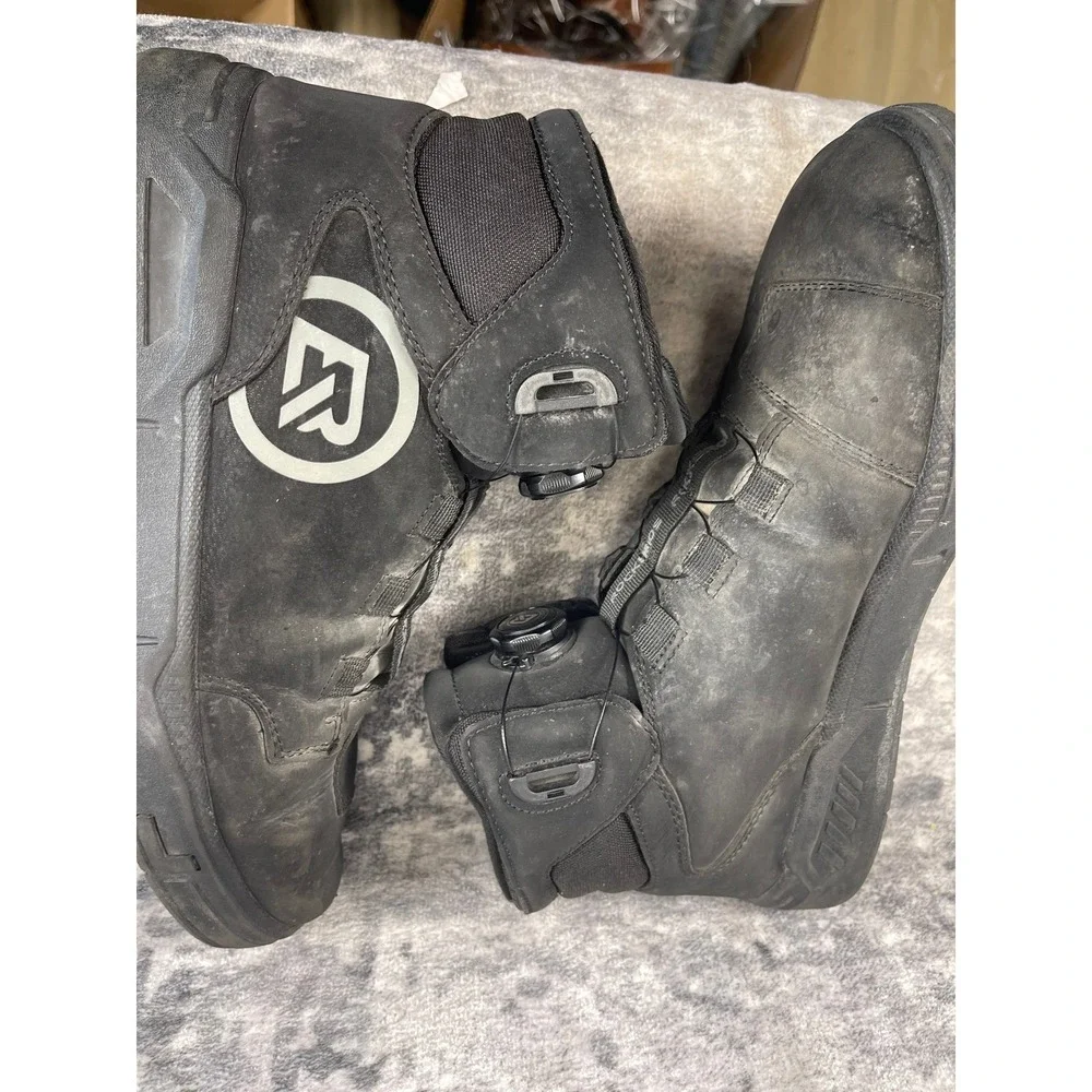 RockBros Men's Size 9 Cycling Motorcycle‎ Boots Black High Top Riding Shoes